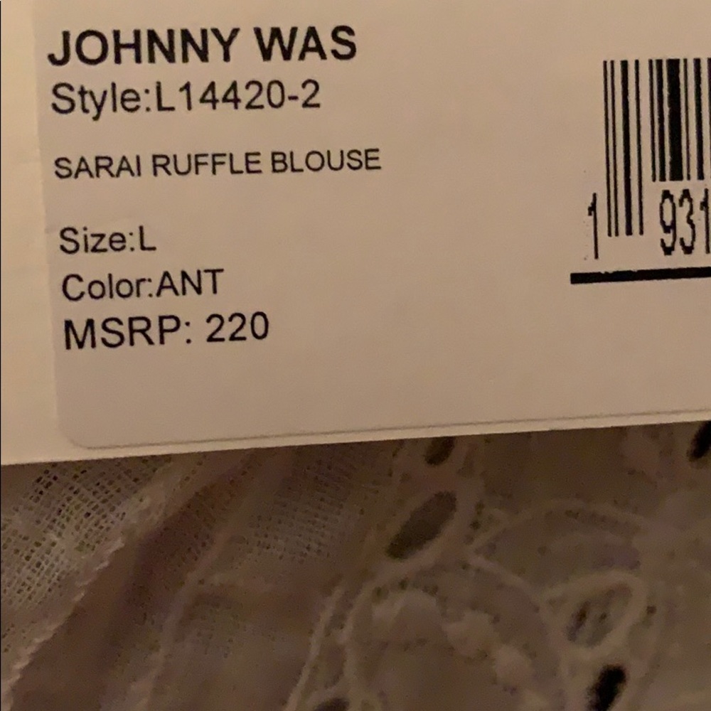Johnny Was Sarai Ruffle Blouse - Picture 5 of 11